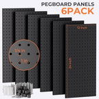 INCLY 48x36 Inch Metal Peg Board Kit 1/4" Pegboard Hooks Accessories - Image 3