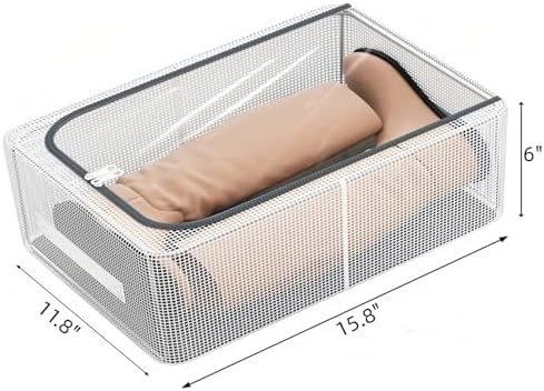 3 Pack Clear Shoe Closet Organizer for Boots Sneaker, 15.8" x 11.8" x 6" - Image 4