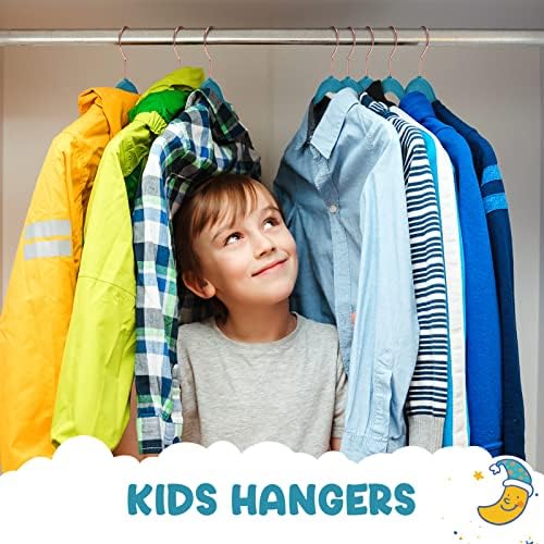HOUSE DAY Velvet Kids Hangers 60 Pack, Premium Childrens Hangers for Closet - Image 2