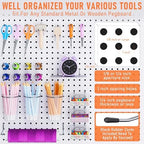 INCLY 30PCS Peg Board Organizer Accessories Kit with Bins, Cups & Baskets - Image 4