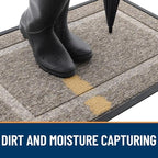 OLANLY Front Door Mat Outside 47x17, All-Season Heavy-Duty Rubber Doormat - Image 4
