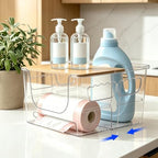 BLULEE Plastic Bag Holder for Grocery Bags, Under Sink Trash Dispenser by BLULEE