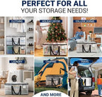 Reli. Moving Bags Heavy Duty (12 Pack) Clear Extra Large Totes - Image 6