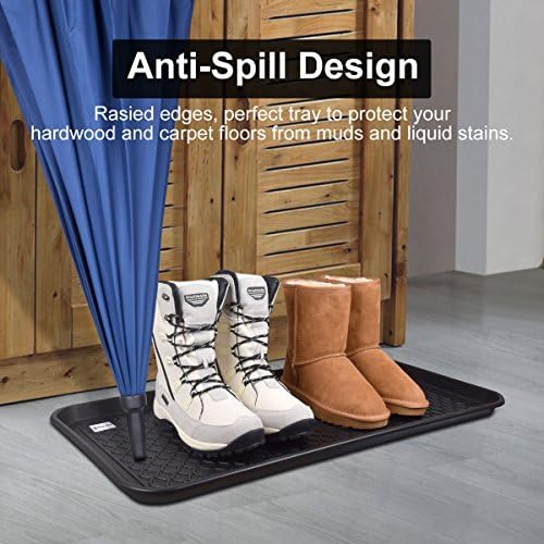 Multi-Purpose Boot Tray Mat,Shoe Tray Mat,Dog Feeding Tray,Waterproof Trays for Indoor and Outdoor Floor Protection,30" x 15"/2 Pack - Image 2