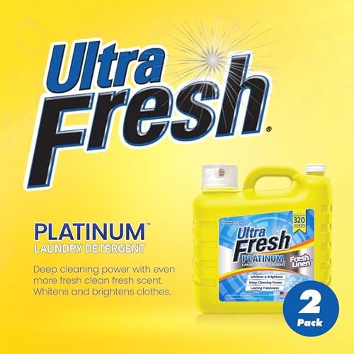 Ultra Fresh 3X Platinum Detergent, 2.5 Gallon, Fresh Linen, 2-Pack - Image 2