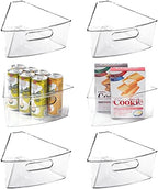 Leeden Lazy Susan Cabinet Organizer, 1/8 Wedge Bins for 28in, 6 Pack by LEEDEN