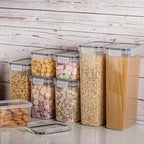 Vtopmart 32pcs Airtight Food Storage Containers Set, BPA Free Plastic Kitchen and Pantry Organization Canisters with Lids for Cereal, Dry Food, Flour and Sugar, Includes 32 Labels - Image 5