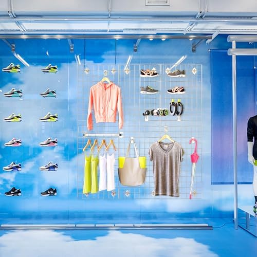 Commercial Grade Gridwall Panels – Heavy Duty Grid Panel for Any Retail Display, 2’ Width x 6’ Height, 3 Gridwall Panels Per Carton (White Finish) - Image 3