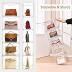 Stackable Acrylic Display Case,Clear Storage Bins with Lid for Collectibles - Image 5