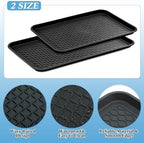 Yungyan 10 Pcs 2 Sizes Multi Purpose Large Boot Trays Waterproof Shoe Tray - Image 3