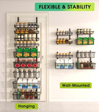 Mefirt 9-Tier Over The Door Pantry Organizer, Pantry Storage & Organization - Image 3