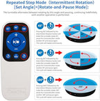 19.7In Remote Large Motorized electric turntable Rotating platform Photography Turntable Motorized lazy susan Base giratoria para for Photography,3D Scanner,Heavy duty display(Load Range:220~500lbs) - Image 6