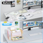 gianotter 5-Tier Desk Organizer with Drawers and File Holders - Image 2