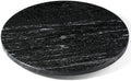 Koville 16'' Marble Lazy Susan for Kitchen, Black Marble Turntable for Dinning, Stone Lazy Susan Organizer for Cabinet, Serving Rotation Spinning Tabletop Organizer Swiveling by Koville