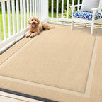 OLANLY Front Door Mat Outside 71x47, All-Season Heavy-Duty Rubber Doormat by OLANLY