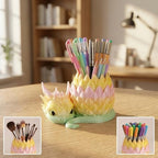 3D Printed Dragon Pencil Holder for Desk, Removable Dragon Egg Pen Holder, Cute Pencil Cup Desk Organizer for Pens, Pencils, Paper Clips, Makeup Brushes, Fantasy Desk Decor Gift for Kids - Image 2