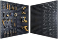 Metal Pegboard Tool Organizer, 12 x 24 in, 30 lb Capacity, 4 Pack by DIOOSN