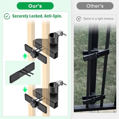 Deck Railing Umbrella Holder for 1-2" Patio Umbrella Poles - Image 4