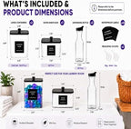 Laundry Pods Containers & Dryer Sheet Holder, 3 Detergent Dispensers - Image 3