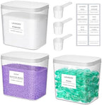 Lifewit Laundry Pods Container with Pop-up Lid, 0.72gal, 3 Pcs by Lifewit