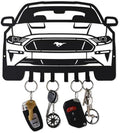 MOOH Metal Automotive Key Holder with 6 Hooks - Unique Wall Mounted Car Lovers Gifts for Men & Women - Cool Man Cave Decor by MOOH