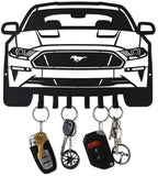 MOOH Metal Automotive Key Holder with 6 Hooks - Unique Wall Mounted Car Lovers Gifts for Men & Women - Cool Man Cave Decor by MOOH