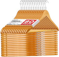 ZENOWICK Wooden Hangers 80 Pack, Heavy Duty Wood Hangers for Coats by Zenowick
