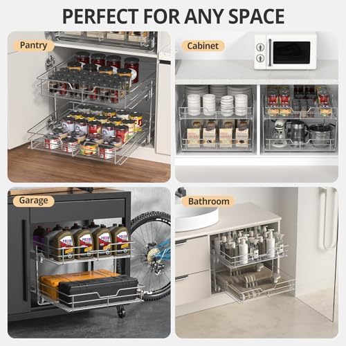 Pull Out Cabinet Organizer,24¼'' Slide Out Kitchen Organizers and Storage - Image 6