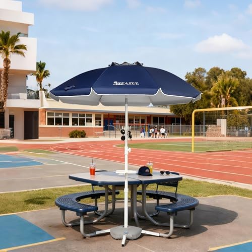 Seazul 6.5ft Sun Shade Umbrella, Portable Umbrella with Stand for Sports - Image 6