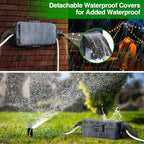 Flemoon Small Outdoor Electrical Box, IP55 Waterproof Extension Cord Cover - Image 3