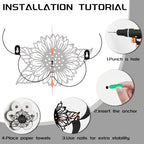 Sunflower Toilet Paper Holder Wall Mount/Stand for Extra 8 Rolls - Image 4