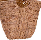Household Essentials ML-4002 Tall Water Hyacinth Wicker Basket with Handles | Natural, Brown, Natural - Image 4