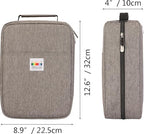 JAKAGO 274 Slots Colored Pencil Case Large Capacity Pen Holder for Artist Painter Zipper Organizer Bag for Marker Highlighter Storage Case for Office Sketch Travel Supplies(Gray) - Image 2