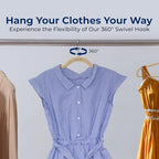 SereneLife Velvet Hangers – 100 Pack, Slim & Space Saving for Closets - Image 6
