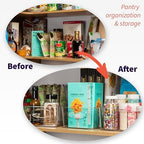 ClearSpace Pantry Organizers and Storage and Cabinet Organizer, 6 Pack - Image 2