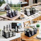 Neudeco Utensil Holder Set of 3, Black - Image 4