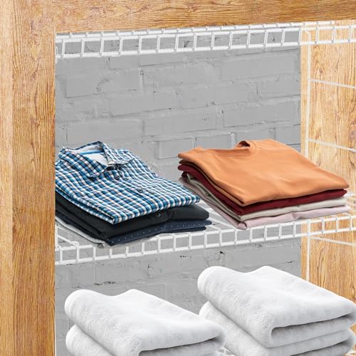 Rubbermaid 5 in. W Steel Universal Wire Closet System Added Storage Hanging Shelf (2 Pack) 2 x 2044313 - Image 6