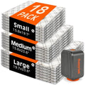 18-Pack Vacuum Seal Bags for Clothing Travel with Cordless Pump by DolmriekTravelVacuumBags