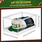 Vtopmart 2 Pack Stackable Baseball Caps Organizer, Each Holds 12 hats - Image 2