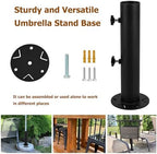 Universal Granite Umbrella Stand Tube Outdoor, Stone Umbrella Tube Base, Table Umbrella Tube Bracket, DIY Metal Tube Umbrella Mount, Marble Flag Pole Stake Holder - Image 5