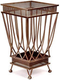 Dualplex Super Quality Umbrella Stand, Umbrella Holder, Antique Look Metal Entry Hallway Décor Square Style w/Removable Drip Tray Home Office Decoration Rack Holds Umbrellas Canes Walking Sticks by DualplexTalvania