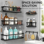 6 Pack Shower Caddy - Stainless Steel Shower Shelf for Inside Shower - Image 6