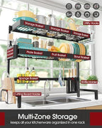Sakugi 3-Tier Dish Drying Rack Over The Sink, Expandable for Counter - Image 2