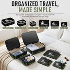 60L Under Bed Storage with Wheels, With 6 Travel Bags, 2-Pack, Dark Gray - Image 3