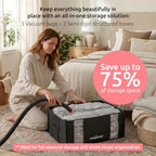 Compactor XXL 3 Vacuum Storage Bag & 3 Semi-Rigid Box, Closet Organizer, 210L - Image 2