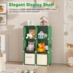 C&AHOME 6-Cube Storage Organizer Cube Shelf Closet Storage Bookcase, Green - Image 5