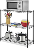 Whitmor 3 Tier Shelving Unit, Metal Shelving, Adjustable Wire Shelving - Image 5
