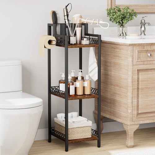 Bathroom Storage and Organizer Shelf Hair Dryer Holder, 9.85in - Image 2