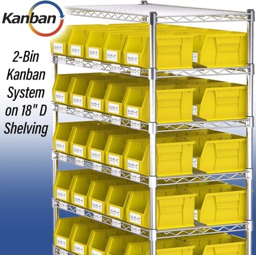 Akro-Mils 30237 AkroBins Plastic Storage Bins, 9"x6"x5", Stone, 12-Pack - Image 5