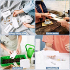 1000 Pcs Money Envelopes for Cash 3.5x6.5in White Coin Envelopes Small Cash Envelopes with Gummed Flaps for Money Saving Challenge Small Item Organizer Coins Tickets Tips Parts Seed Storage - Image 6